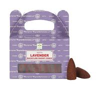 ETHNICITI Satya Genuine Nag Champa Backflow Incense Cones - 24 Cones 1 Pack (Lavender)