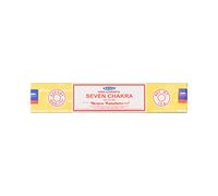 ETHNICITI Satya Nag Champa Genuine Seven Chakra 15g Incense Sticks 1 Pack (Seven Chakra)
