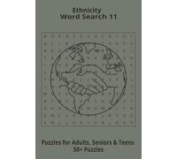 Ethnicity Words Search Puzzle: Word Searches 11 about Ethnicity, Puzzle Book (6x9”, 111 pages, 50+ Puzzles,… Gift for Geography & Ethnic study lovers, during Vacation, Holiday or Time to Relax