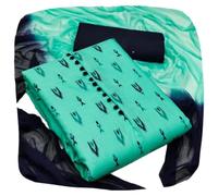 EthnicJunction Women's Cotton Slub Printed Unstitched Salwar Suit Dress Material, Sky Navy, One Size