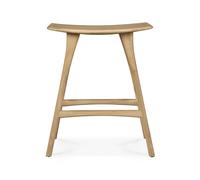Ethnicraft Osso Counter high stool 67 cm Hardwax oiled oak