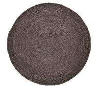 Ethno Boho Decor Jute Rug Abrila Round 100Cm Brown