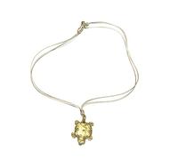Ethnos Barcelona Golden Tortoise Pendant Length 42.5cm