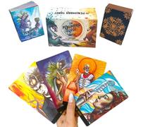 ETHONY Penumbra Tarot Cards Deck with 78 Beautifully Illustrated Tarot Cards Exploring The Arcana of Tarot | Keepsake Box, Deluxe Full-Color Guidebook, Gold Foil Stamped Backs, and Gold Gilded Edges
