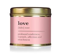 Ethos Celebration Tin Candle Gift | Vanilla Scent | Made in The UK | Burn Time 25+ Hours (Love)