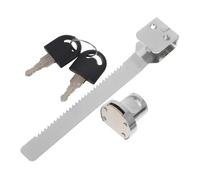ETHZZLE 1 Set Sliding Glass Door Lock with Key Secure Showcase Lock for Cabinets Fridges Freezers Easy to Use Versatile and Durable Glass Display Case Security