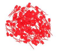 ETHZZLE 100pcs Fire Extinguisher Safety Seals Plastic Tamper Zip Ties Self-locking Pull Pin Design for Easy Replacement Industrial Commercial Use