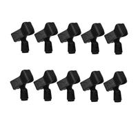 ETHZZLE 10pcs Microphone Clip Holder Secure Mic Stand and Desk Cable Clips for Live Streaming Meetings Firm Hold for Mic and Earphone Cables
