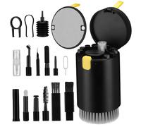 ETHZZLE 1set Device Cleaning Kit for Electronics Safe Earphone Keyboard Cleaner Gentle Brush for Laptops Cameras More Convenient Storage Wide Application