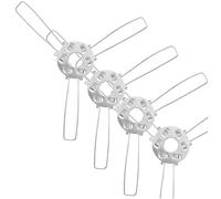 ETHZZLE 20pcs Lampshade Spring Bracket Lamp Shade Adapter Iron Lampshade Adapter Lamp Shade Fixators Pendant Light Shade Clips DIY Spring Clamp for Lampshade Lamp Shape DIY Holder