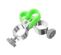 ETHZZLE 2pcs Aluminum Alloy Fishing Umbrella Holder Clip for Fishing Chairs Anti-skid Umbrella Mount Bracket for Angling and Camping Use