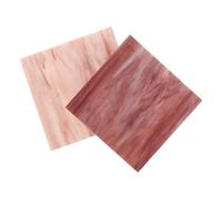 ETHZZLE 2pcs Colored Glass Mosaics Pack for DIY Craft Art Projects Stained Glass Tiles Sheets in Light and Dark Purple Smooth Surface Art Craft Supplies for Mosaic Decoration