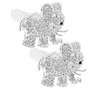 ETHZZLE 2pcs Elephant Crystal Diffuser for Aromatherapy Elegant Car Interior Decoration for Women Material for Family and Friends