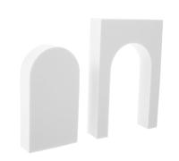 ETHZZLE 2pcs Geometry Cube Photography Props for Cosmetics and Jewelry Display Lightweight Decorative Blocks for Versatile Styling and Food Photography Unique Shapes for Creative Product