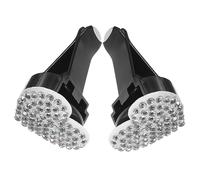 ETHZZLE 2pcs Heart Shaped Car Aroma Clips Stylish Air Vent Diffuser for Freshening Car Interior Durable and Easy to Install Decoration for Mothers Girlfriends and More