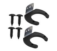 ETHZZLE 2pcs Microphone Hooks Ktv Microphone Hangers for Home and Hotel Use Sturdy Wall-mounted Mic Holders to Prevent Accidental Falls and Drops