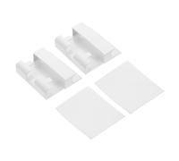 ETHZZLE 2pcs No Drilling Wall Mounted Cellphone Holders Durable Adhesive Storage Rack for Bathroom Use Prevents Accidental Falls Easy Installation Compatible with All Smartphones