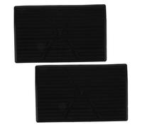 ETHZZLE 2pcs Rubber Vehicle Foot Pedal Pads Slip Car Floor Mats Repair Patch Footrest Cushion for Automobile Carpet Protection and Wear Resistance