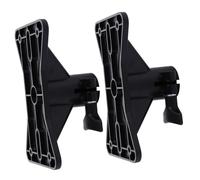 ETHZZLE 2pcs Speaker Tray Bracket Design Tripod Stand Black Plastic for Speakers in Home and Outdoor Use