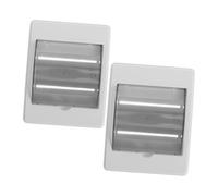 ETHZZLE 2pcs Transparent Circuit Breaker Protection Box with Impact Resistant Design Compact Distribution Protection Box for Indoor and Outdoor Electrical Safety Easy Installation for