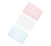 ETHZZLE 3pcs Durable Plastic Rabbit Cage Mats with Breathable Grid Design Reusable Foot Resting Pads for Small Animal Cages Easy Clean Hay and Pee Bedding Mats for Bunnies Guinea Pigs