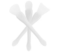 ETHZZLE 3Pcs Silicone Wax Spatulas for Wax Seal Cleaning Reusable Lightweight Scrapers with Irregular Shapes Facial Mask Application Travel-friendly Kitchen Utensils