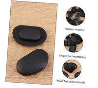 ETHZZLE 40pcs Black Eyeglass Nose Pads Cushion Repair Kit Lightweight Glasses Nose Bridge Pads for Optical Frames Comfortable Breathable Fit for Sunglasses Spectacles