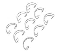 ETHZZLE 40Pcs Multifunctional Steel Wire Hooks for Bird and Rabbit Cages Door Clips Space-saving Household Rack Hangers with Strong Load-bearing Capacity