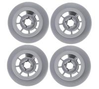 ETHZZLE 4Pcs Dishwasher Wheel Replacement Parts for Durable Plastic Dish Rack Accessories Lightweight Easy to Install Stable Reliable Dishwasher Wheels