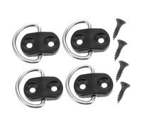 ETHZZLE 4pcs Universal Car Trunk Hooks Cargo Net Anchors Rear Seat Bag Hooks Easy to Install Adjust