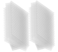 ETHZZLE 50pcs Vinyl Record Sleeves Self-adhesion Vinyl Covers Wrinkle-free Outer Sleeves Record Protector Bags for Albums Storage and Dust Protection