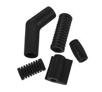 ETHZZLE 5pcs Motorcycle Gear Shift Lever Cover Black Shift Boot Protectors Easy Installation and Stylish for Motorbike Accessories