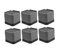ETHZZLE 6pcs Anti- Pads for Furniture Leveling Washer and Dryer Stabilizer Feet Noise-reducing Mat for Tables Chairs Refrigerators and Appliances