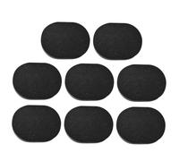 ETHZZLE 8Pcs Bamboo Charcoal Face Cleansing Sponges for Makeup Removal and Skin Washing Compact Lightweight Design Suitable for Oily and Mixed Skin Gentle Pore Cleansing and Dirt Removal