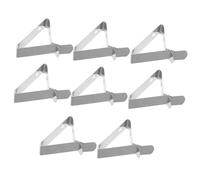ETHZZLE 8pcs Food Thermometer Probe Holders Food Grade Stainless Steel Clips for Candy Thermometers Bbq Cooking Fit with Hole Diameter for Kitchen Use