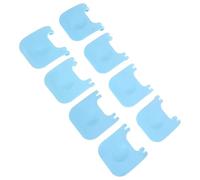 ETHZZLE 8Pcs Small Pet Cage Fixed Buckles Plastic Clips Assembly Buckles for Rabbit Hamster Guinea Pig Wire Cage Fastening Accessories with 2 Blue Clips Suitable for and Playpen