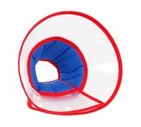 ETHZZLE Anti-bite Oxford Cloth Dog Collar for Cats and Dogs Breathable Protective Collar Easy to Wear Prevents Licking and Scratching Supports Post-surgery Healing and Wound Care Blue