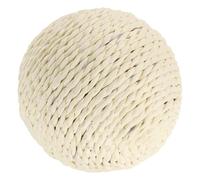 ETHZZLE Cat Scratcher Ball and Interactive Sisal Catnip Toy Large Sturdy Chewable Indoor Pet Toy for Adult Cats and Kittens Reusable Natural Fiber Ball for Dental Care and Play
