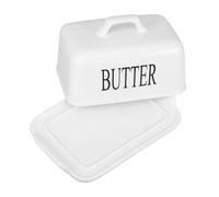 ETHZZLE Ceramic Butter Dish with Lid Airtight Sealing Storage Container for Butter and Cheese Elegant Kitchen Organizer for Various Ingredients