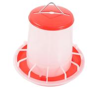 ETHZZLE Chicken Feeder Poultry Feeding Bucket 3kg Thickened Anti-spill Lid Household Chick Feeder for Poultry Farming