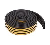 ETHZZLE Door Bottom Sealing Strip Self Adhesive Insulation Tape Windproof Excluder for Doors Suitable for Carpet Tile and Vinyl Energy Efficient Seal Strip