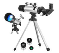 ETHZZLE Explore The Stars Refractor Telescope for Beginners Compact Portable and Easy to Use Metal Tripod