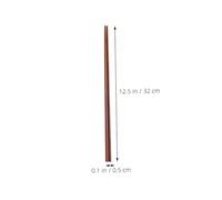 ETHZZLE Extra Long Red Sandalwood Hot Pot Chopsticks Natural Wood Cooking Chopsticks for Frying and Noodle Heat-Resistant Lengthened Kitchen Utensils for Home and Restaurant Use