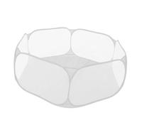 ETHZZLE Foldable Hexagonal Pet Playpen with Polyester Mesh for Small Animals Indoor Outdoor Use Lightweight Portable Rat Guinea Pig Bearded Dragon Fence with Storage Bag