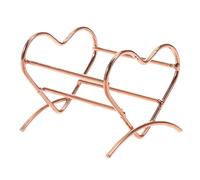ETHZZLE Heart-shaped Makeup Sponge Holder Dryer Rack Compact Powder Puff Stand for Vanity Storage Space-saving Beauty Tool Organizer with Charming Design for Makeup Sponge Blenders