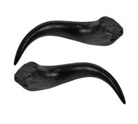 ETHZZLE Large Horn Headband DIY Craft Accessory for Halloween Cosplay Imitation Bull Horn Hair Clasp with Vivid Design Creative Headdress Prop for Costume Parties and Handmade