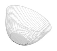 ETHZZLE Modern Metal Wire Fruit Basket for Kitchen Countertop Spacious Airy Design Keeps Fruits Vegetables Snacks Fresh Multipurpose Storage Bowl for Home Scandinavian Minimalist Style