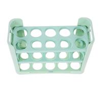 ETHZZLE Multi-Layer Refrigerator Door Egg Storage Bin Food-Grade Plastic Narrow Design Hinged Cover for Fresh Egg Organization in Kitchen