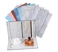 ETHZZLE Portable Double Sided Photography Backdrop Kit with Carry Bag and Clips Small Tabletop Flat Lay Surface for Food Jewelry and Mini Product Photoshoots Easy Setup for Social Media