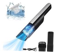 ETHZZLE Portable Handheld Car Vacuum Cleaner Cordless with Strong Suction Washable Filter Rechargeable USB for Home Office Travel Compact Lightweight Vacuum for Cars and Pets